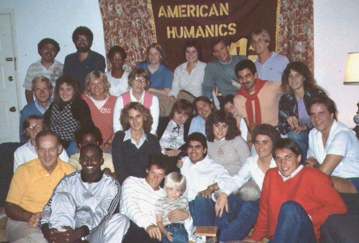 American Humanics students in 1984