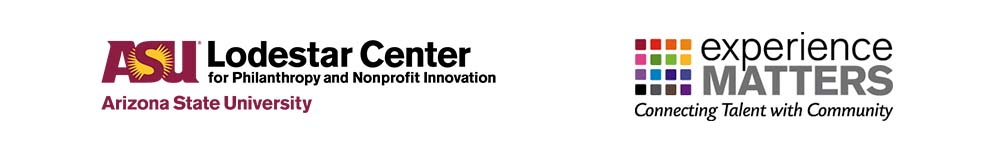 ASU Lodestar Center and Experience Matters logos