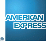Logo for American Express.