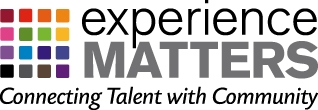 Logo for Experience Matters.