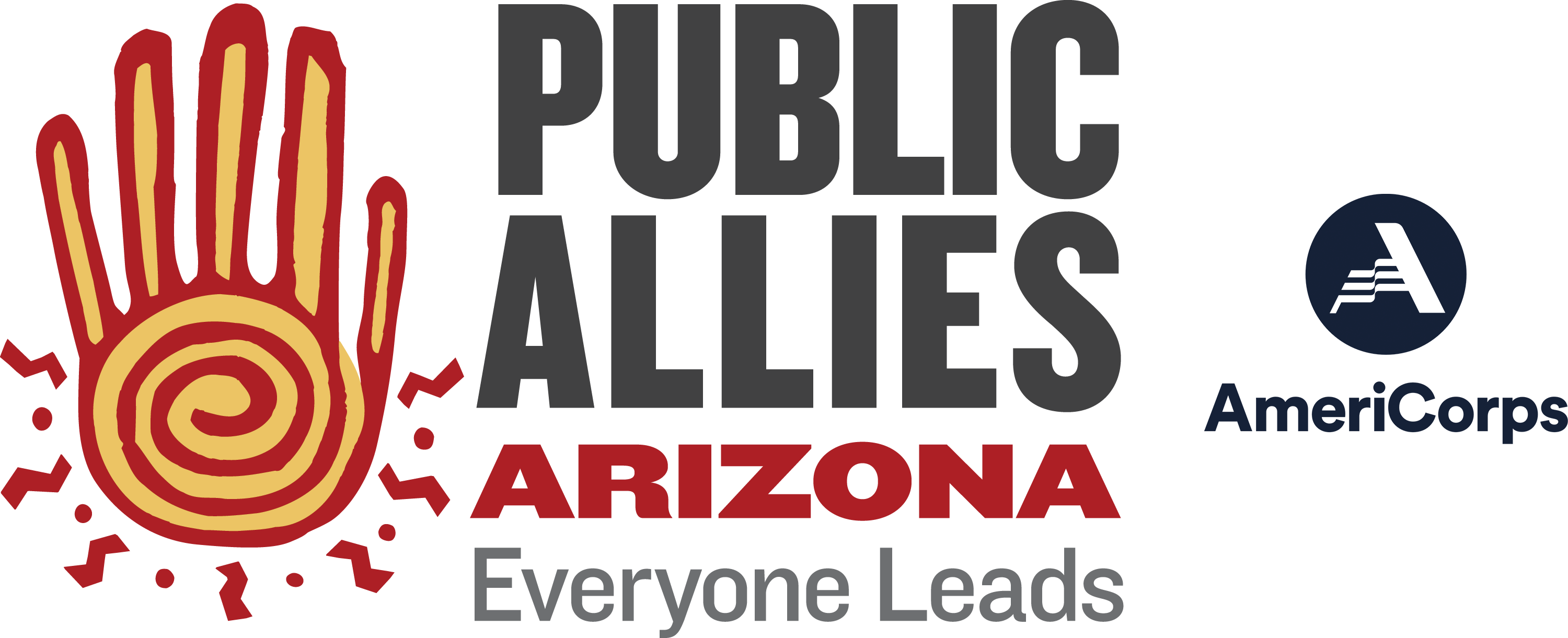 Logos for Public Allies Arizona and AmeriCorps.