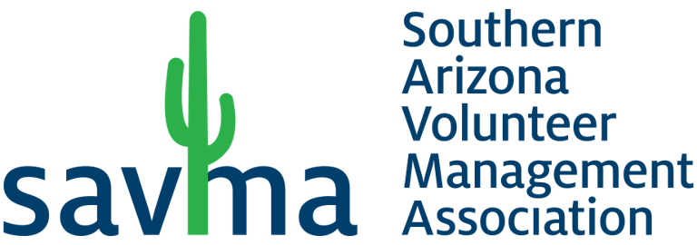 Logo for Southern Arizona Volunteer Management Association.
