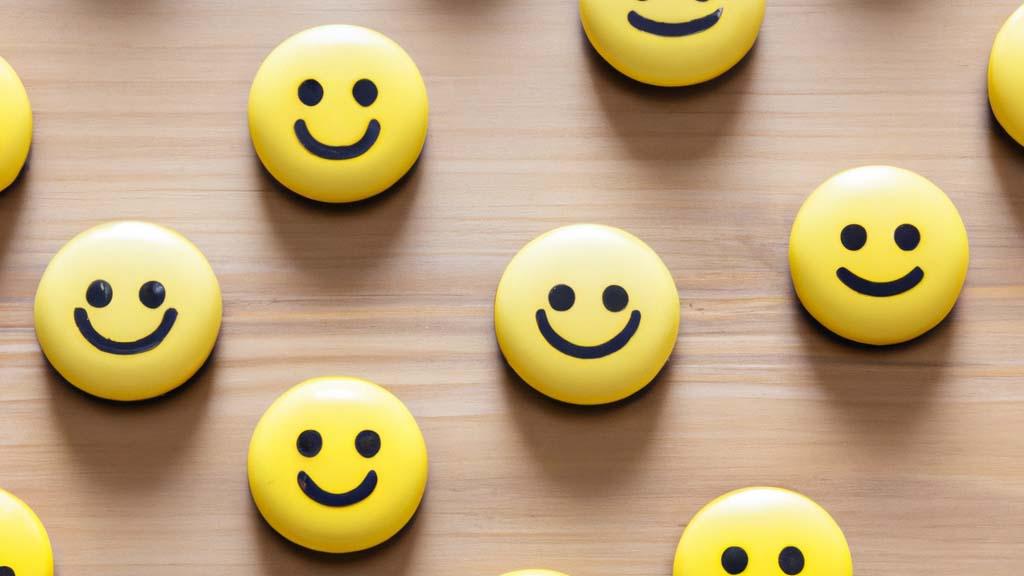 Smiley faces on buttons